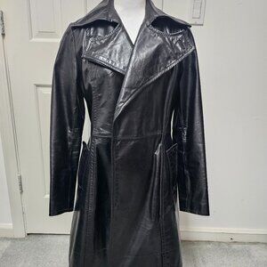 100% Leather Kenneth Cole Ladies Coat